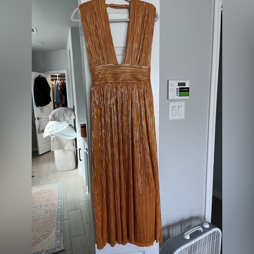 Sabina Musayev Athena Dress - Orange
